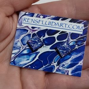 Fluid Art Studs